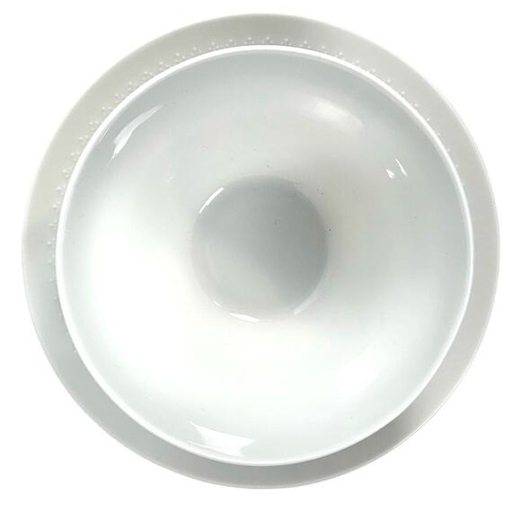 Rosenthal Romance White Studio Linie Bjorn Wiinblad Germany Gravy Boat/Plate - Picture 2 of 5